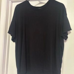 Old Navy Black Short Sleeve Crew Neck Tee